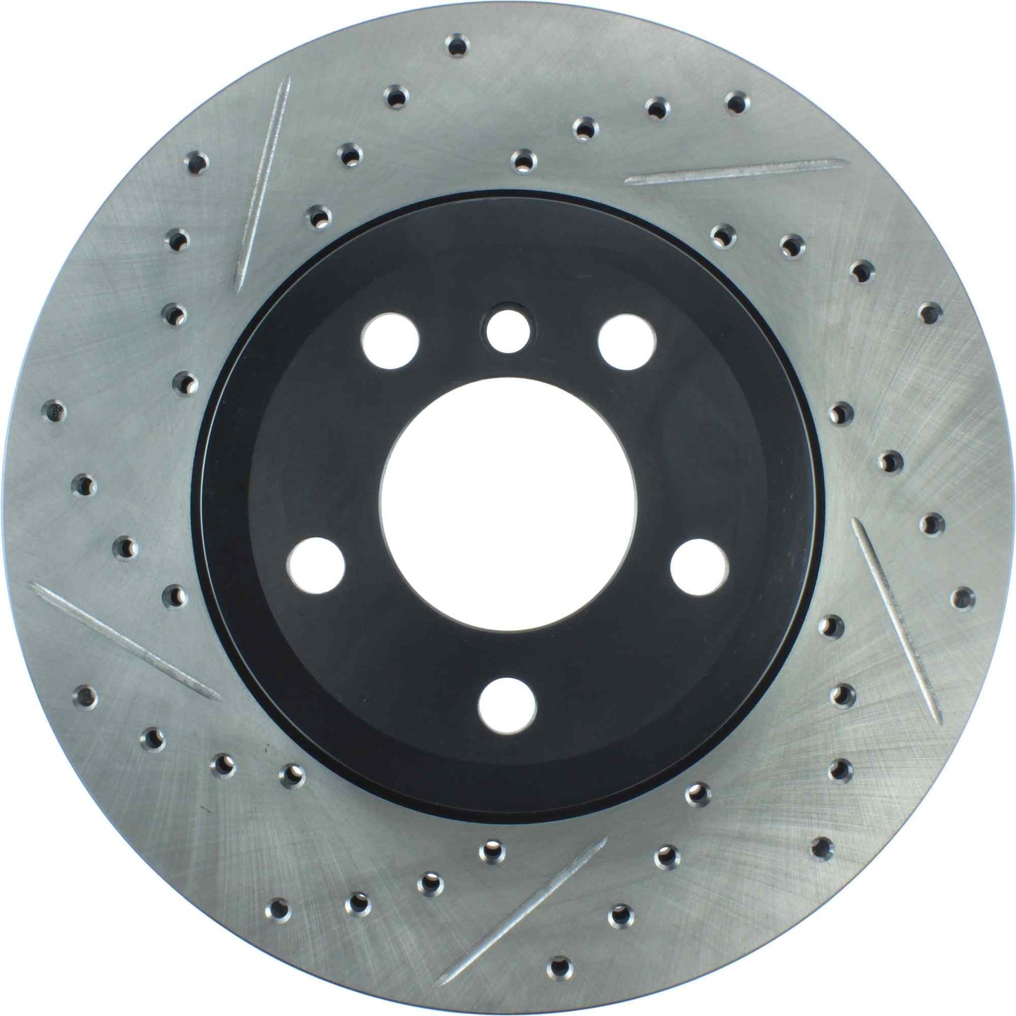 StopTech 07-12 BMW X5 / 09-12 BMW X6 Slotted & Drilled Right Rear Rotor 127.34095R