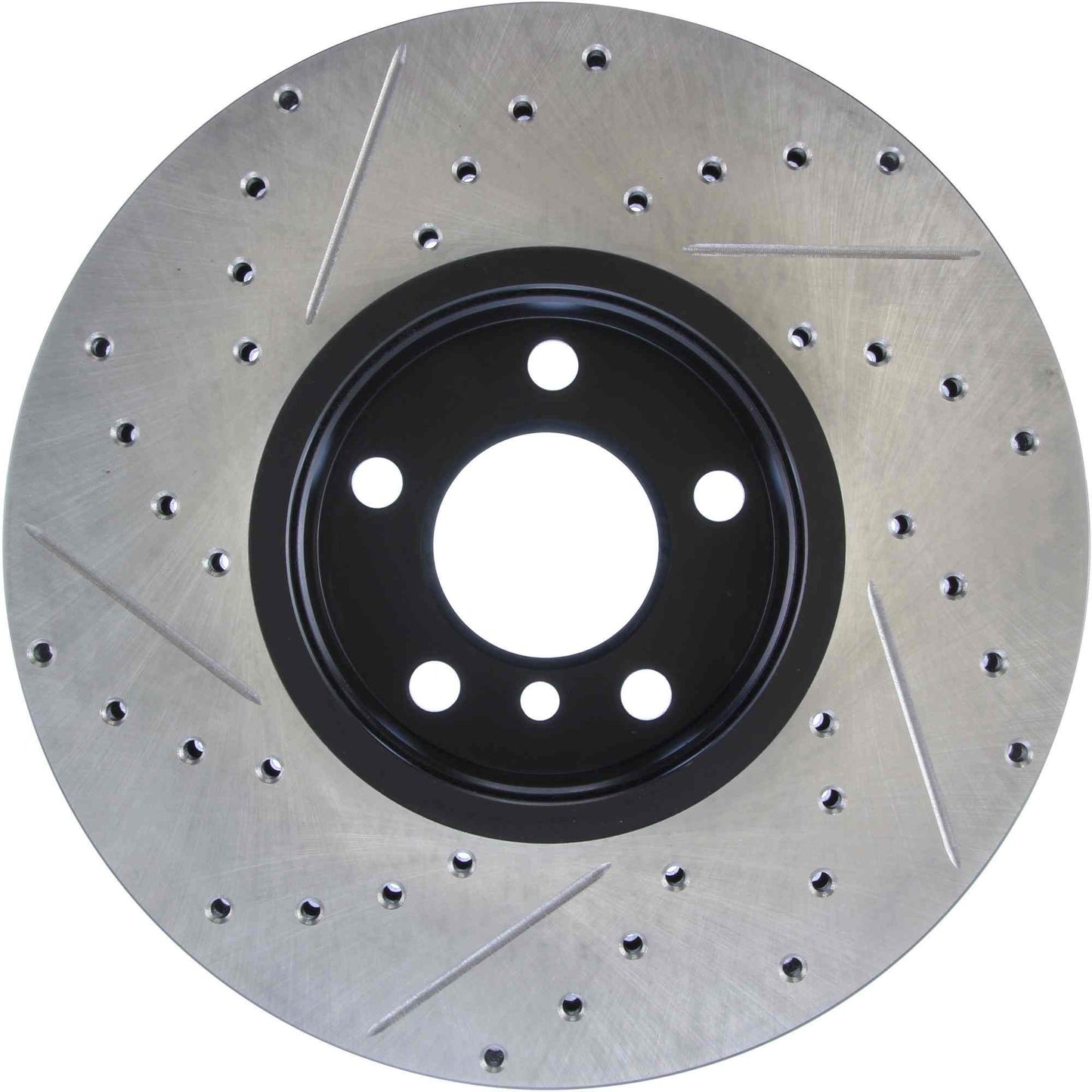 Stoptech 07-18 BMW X5 / 11-19 BMW X6 Sportstop Cryo Drilled & Slotted Rotor - Front Left 127.34098CL