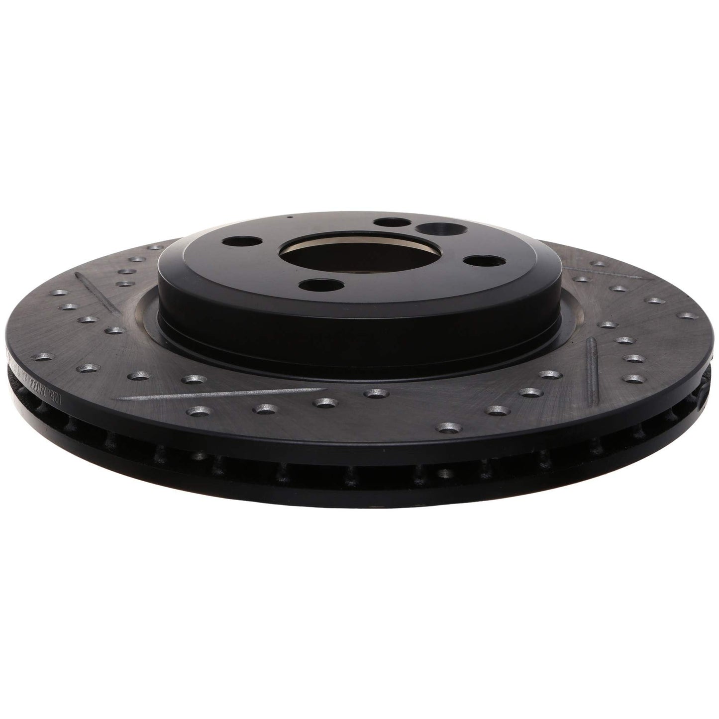 StopTech Sport Drilled/Slotted Brake Rotor; Front Right