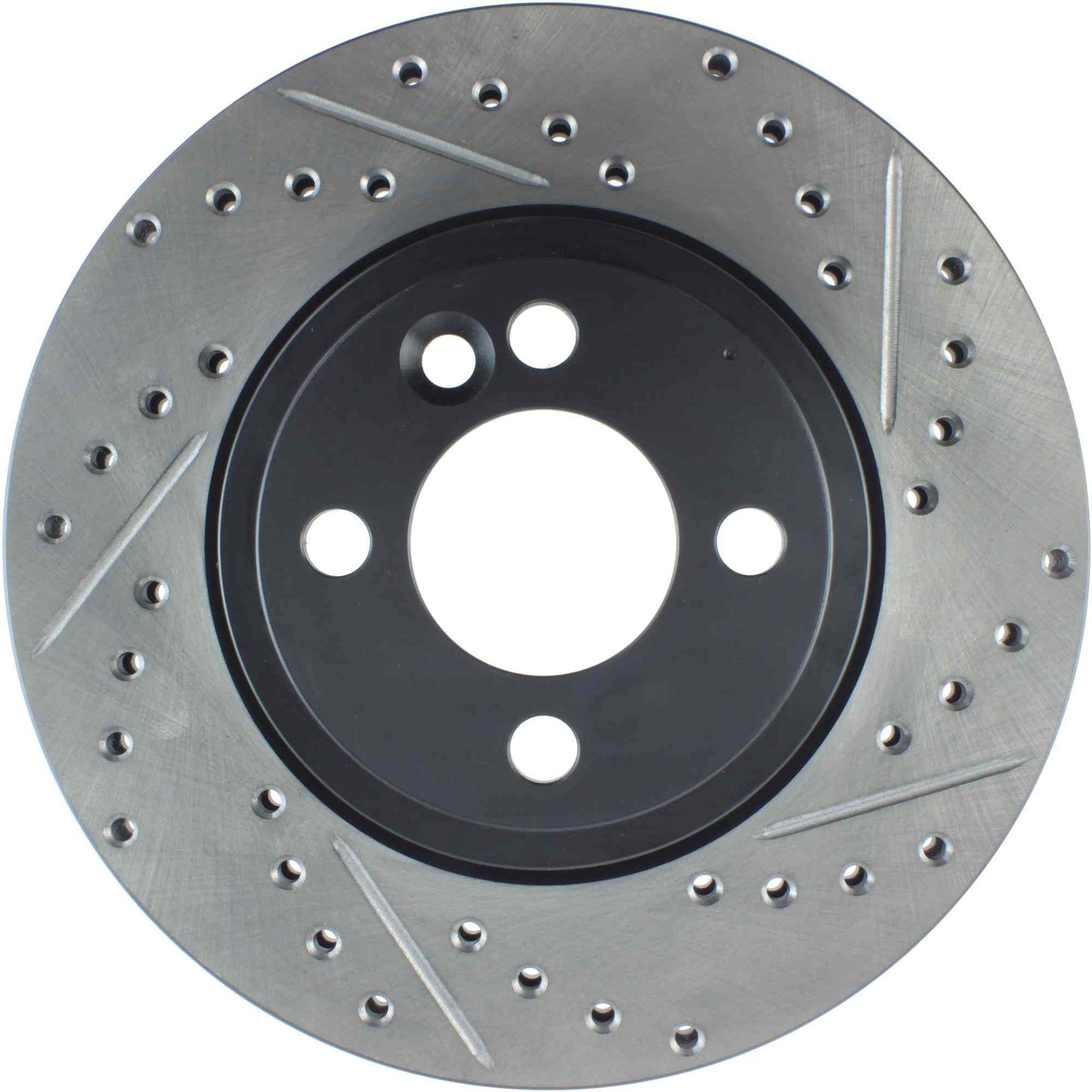 StopTech 07-16 Mini Cooper Cryo Slotted & Drilled Front Left Rotor 127.34100CL