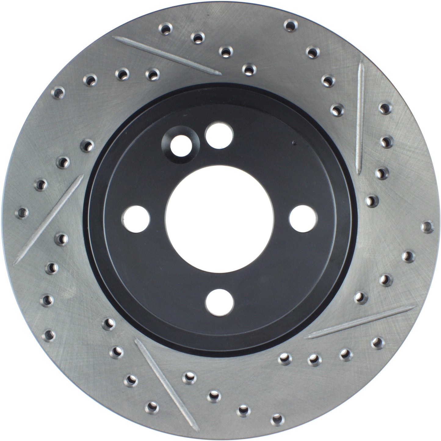 StopTech 07-16 Mini Cooper Cryo Slotted & Drilled Front Left Rotor 127.34100CL