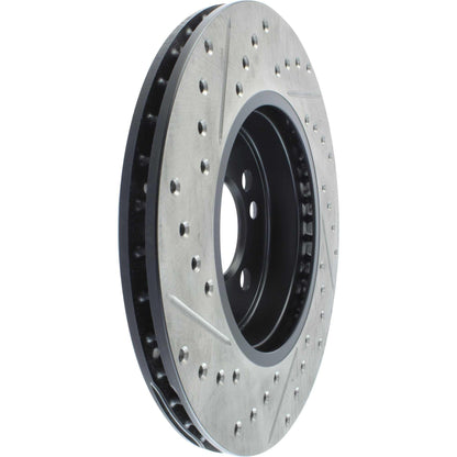 StopTech 07-16 Mini Cooper Cryo Slotted & Drilled Front Left Rotor 127.34100CL