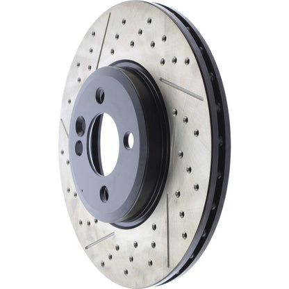 Centric Parts Disc Brake Rotor Premium OE Style Drilled and Slotted for 2008 Hyundai Tiburon