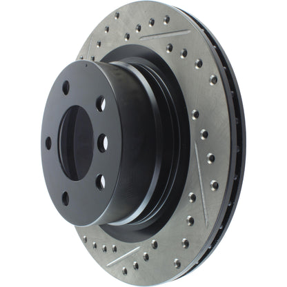StopTech Slotted & Drilled Sport Brake Rotor 127.34107R