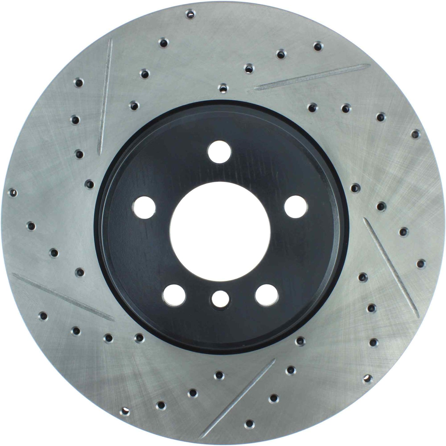 StopTech 11-12 BMW X5 / 09-12 BMW X6 Slotted & Drilled Right Front Rotor 127.34112R