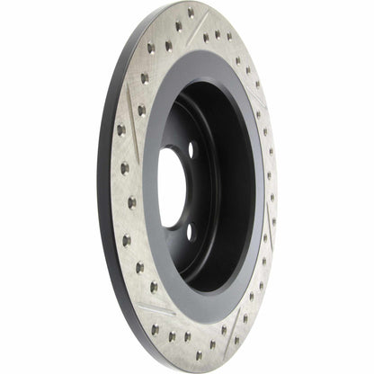 StopTech 09-12 Mini Cooper JCW Slotted & Drilled Left Rear Rotor 127.34113L