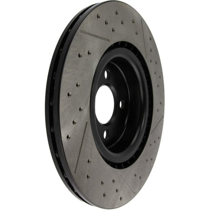 Centric Parts Disc Brake Rotor Premium OE Style Drilled and Slotted with Electro coating finish for 2009-2015 Mini Cooper 127.34114