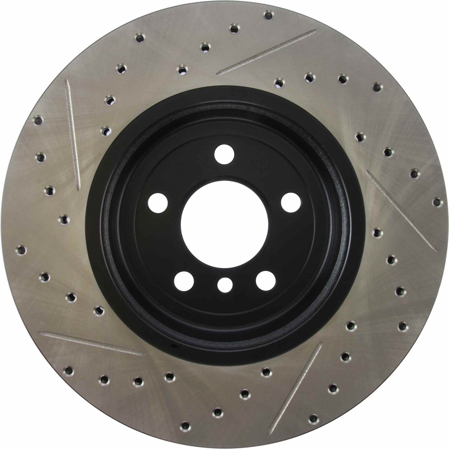 StopTech 2011-2013 BMW 535i / 2012-2016 BMW 640i Slotted & Drilled Front Left Brake Rotor 127.34124L
