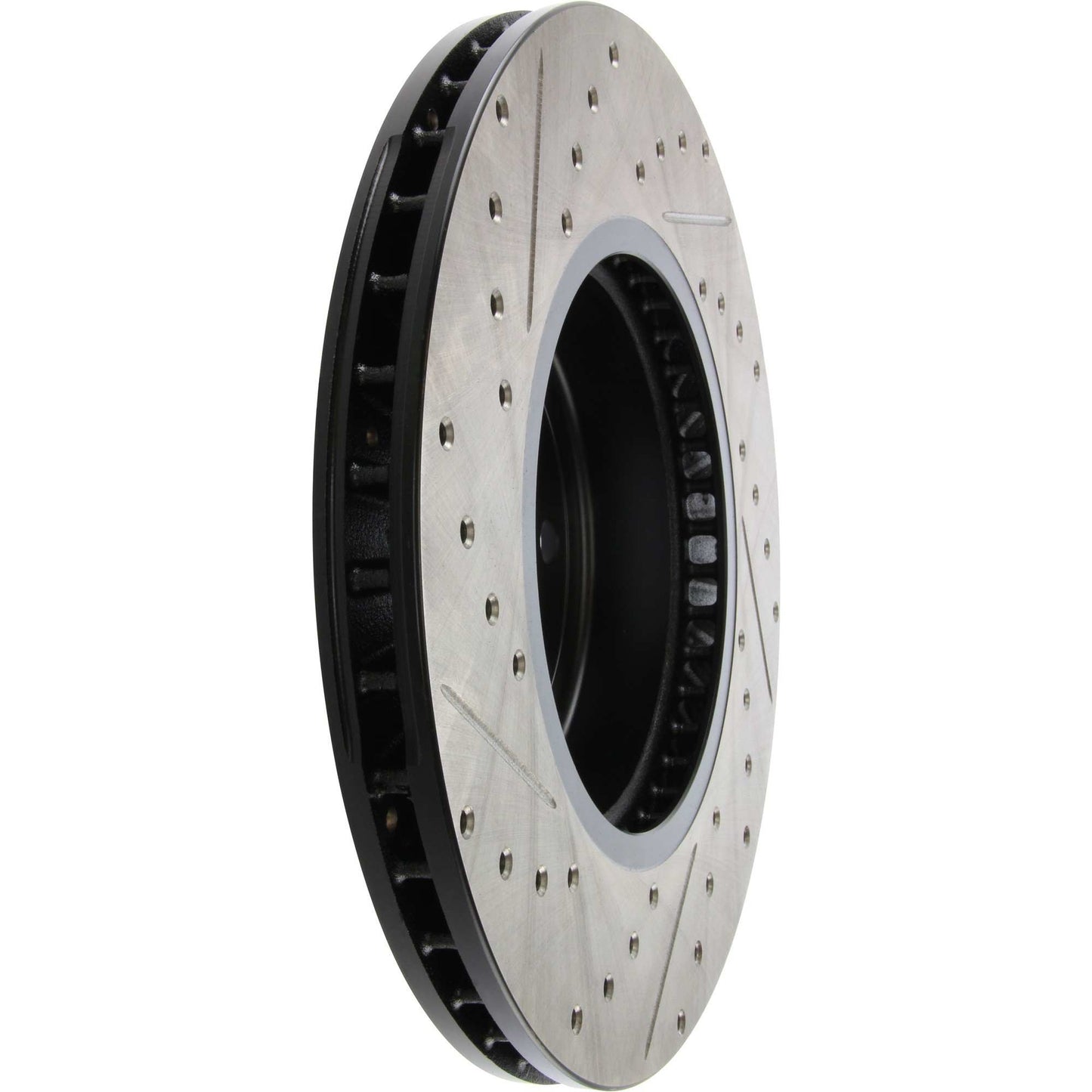 StopTech 2011-2013 BMW 535i / 2012-2016 BMW 640i Slotted & Drilled Front Left Brake Rotor 127.34124L