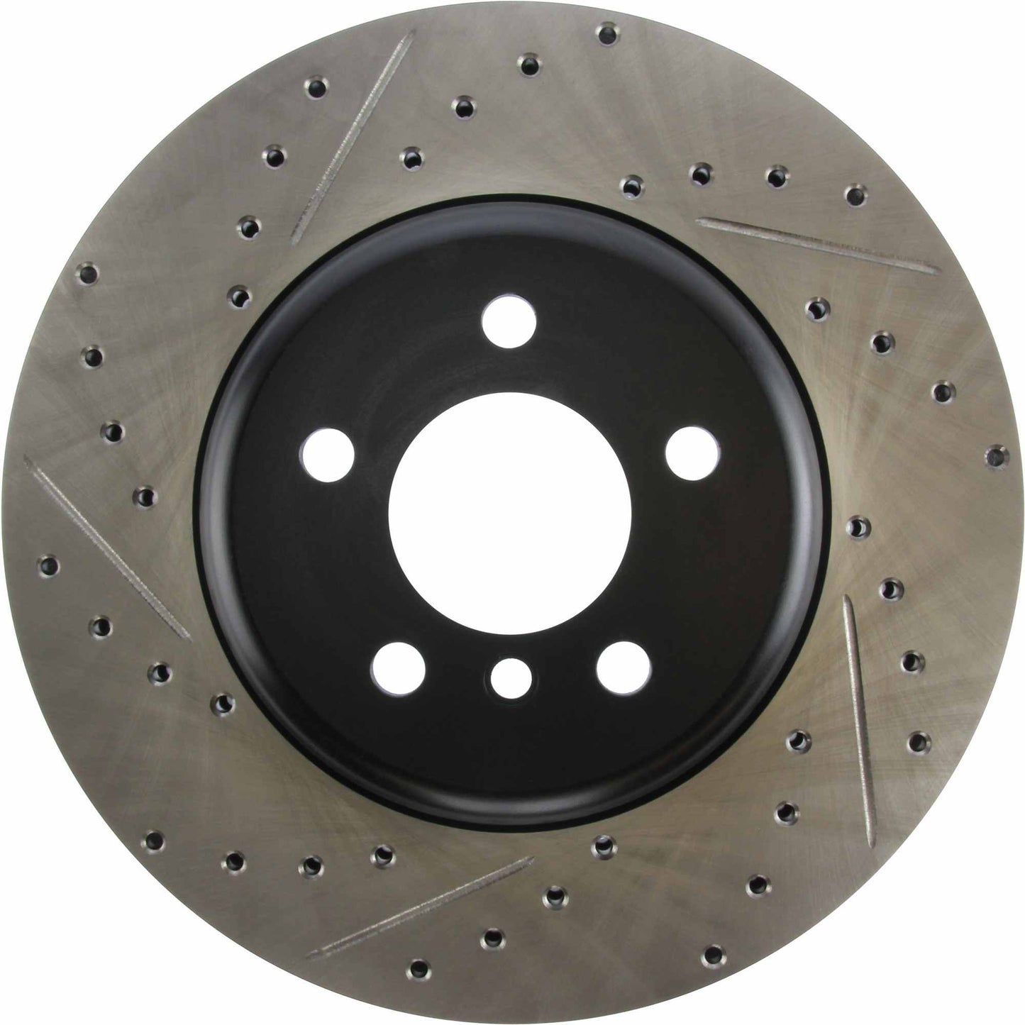 StopTech 2011-2013 BMW 535i / 2012-2016 BMW 640i Slotted & Drilled Front Right Brake Rotor 127.34124R