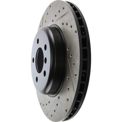 StopTech 2011-2013 BMW 535i / 2012-2016 BMW 640i Slotted & Drilled Front Right Brake Rotor 127.34124R