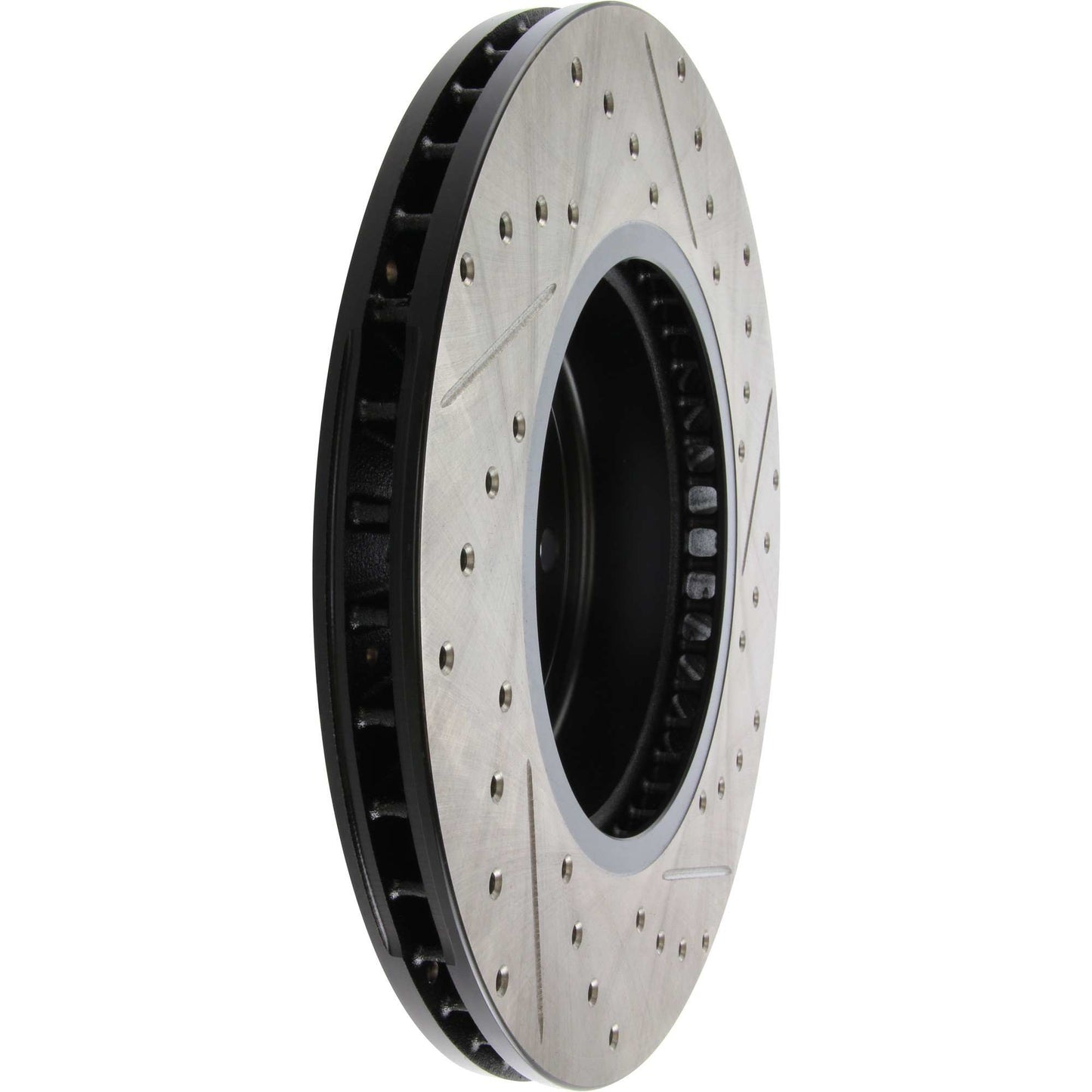 StopTech 2011-2013 BMW 535i / 2012-2016 BMW 640i Slotted & Drilled Front Right Brake Rotor 127.34124R