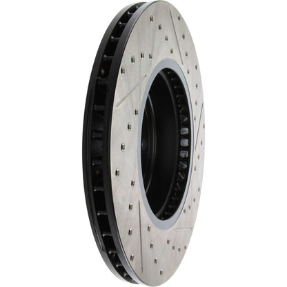 StopTech 2011-2013 BMW 535i / 2012-2016 BMW 640i Slotted & Drilled Front Right Brake Rotor 127.34124R