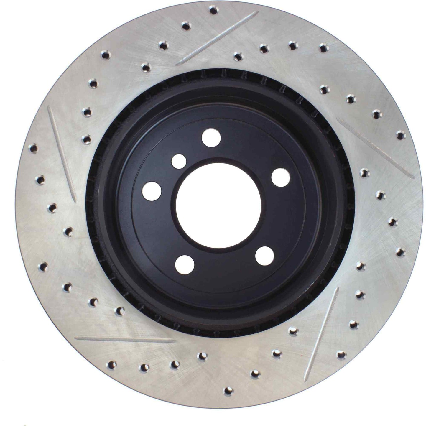 StopTech Sport Drilled/Slotted Brake Rotor;Front And Rear Left