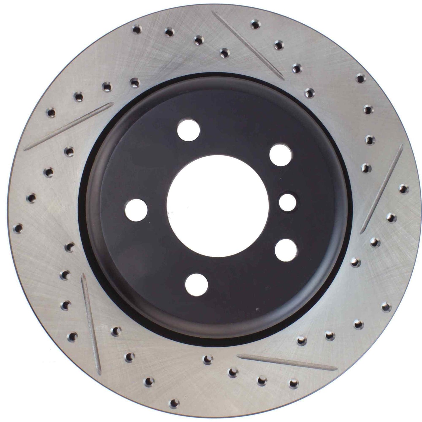 StopTech Sport Drilled/Slotted Brake Rotor;Front And Rear Left