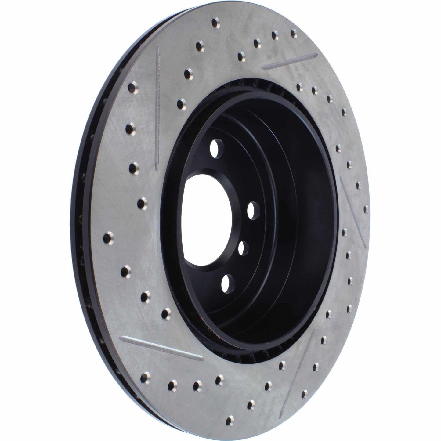 StopTech Sport Drilled/Slotted Brake Rotor;Front And Rear Left