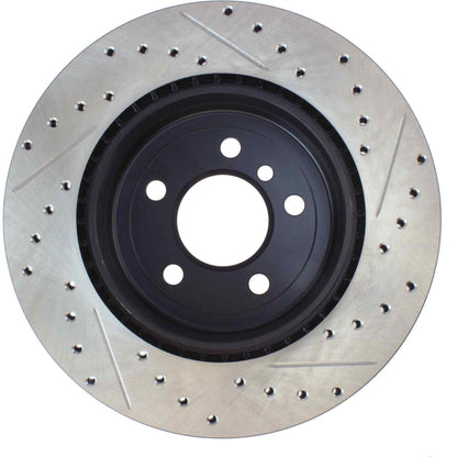 StopTech 2011-2013 BMW 535i / 2012-2016 BMW 640i Slotted & Drilled Rear Right Brake Rotor 127.34131R