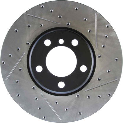 StopTech BMW 12-15 335i / 2014 428i / 2015 235i/228i Front Left Slotted & Drilled Sport Brake Rotor 127.34140L