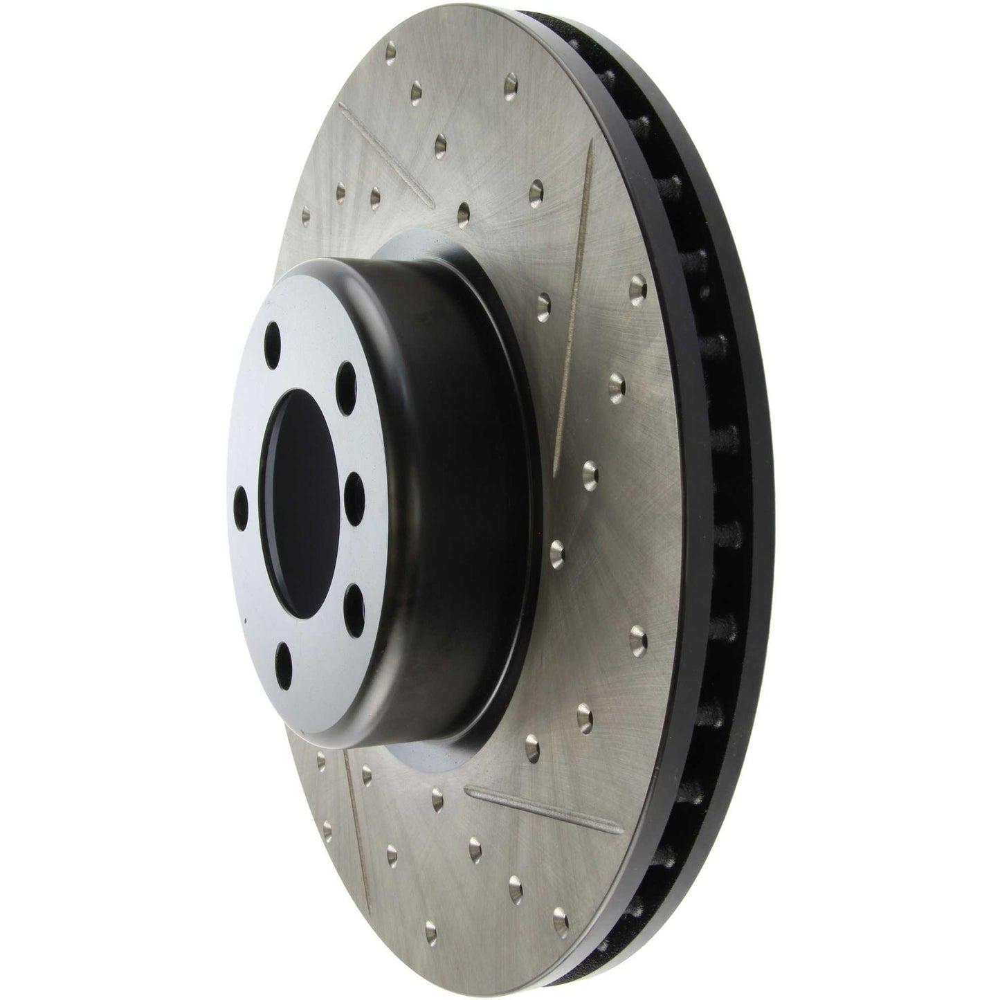 StopTech BMW 12-15 335i / 2014 428i / 2015 235i/228i Front Left Slotted & Drilled Sport Brake Rotor 127.34140L