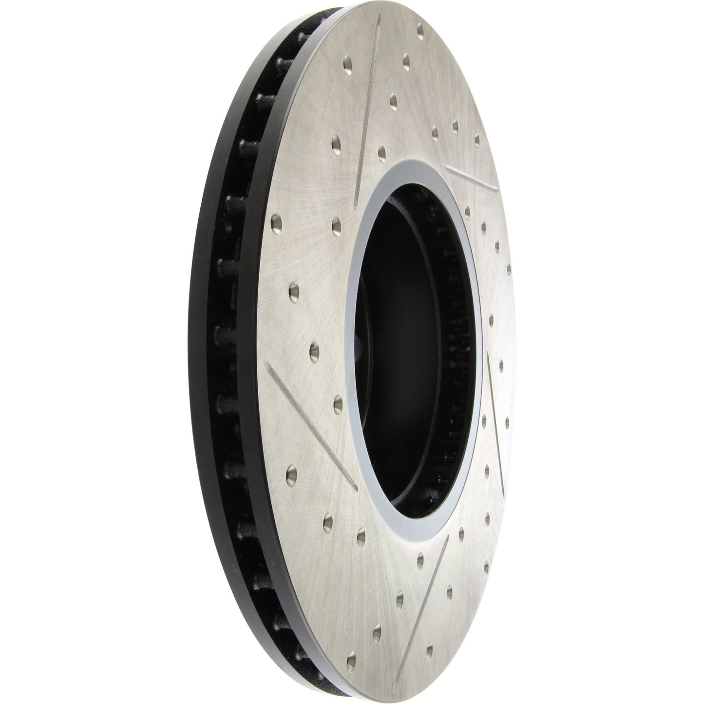 StopTech BMW 12-15 335i / 2014 428i / 2015 235i/228i Front Left Slotted & Drilled Sport Brake Rotor 127.34140L