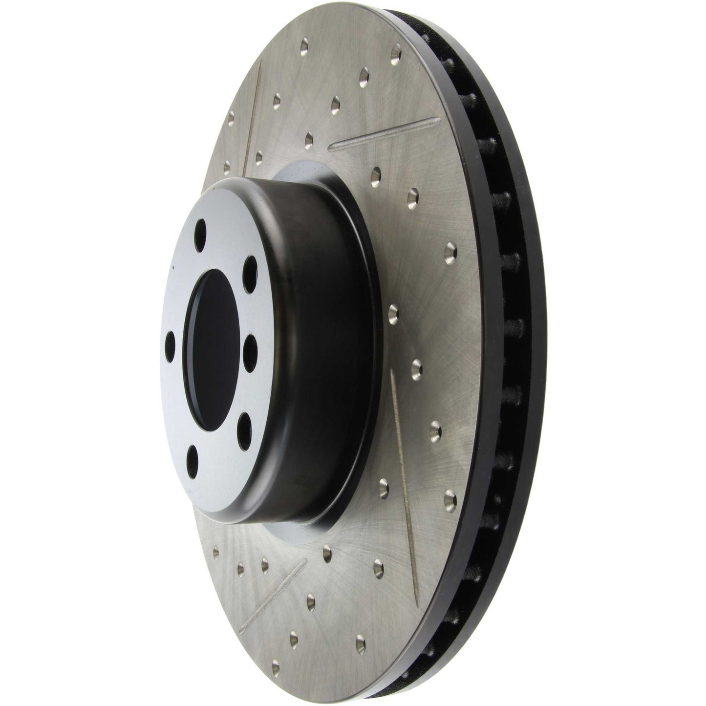 StopTech BMW 12-15 335i / 2014 428i / 2015 235i/228i Front Right Slotted & Drilled Sport Brake Rotor 127.34140R