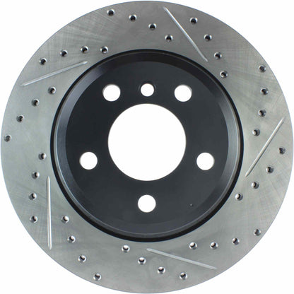 StopTech 12-16 BMW 335i Slotted & Drilled Rear Left Rotor 127.34141L