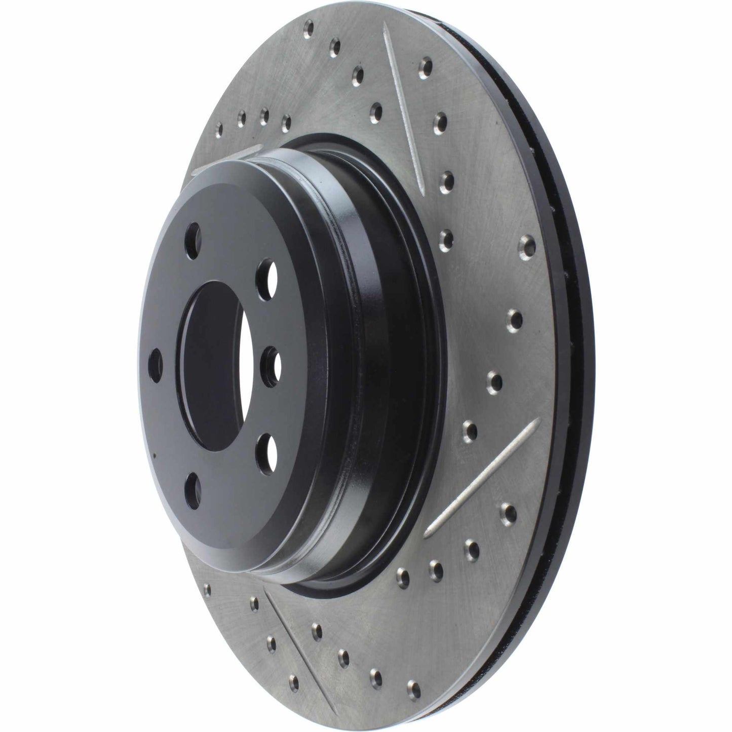 StopTech 12-16 BMW 335i Slotted & Drilled Rear Left Rotor 127.34141L