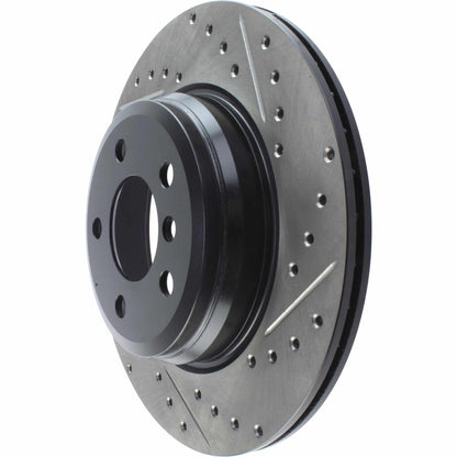 StopTech 12-16 BMW 335i Slotted & Drilled Rear Left Rotor 127.34141L