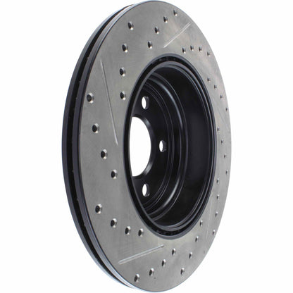 StopTech 12-16 BMW 335i Slotted & Drilled Rear Left Rotor 127.34141L