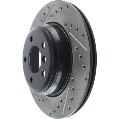 StopTech 12-16 BMW 335i Slotted & Drilled Rear Right Rotor 127.34141R