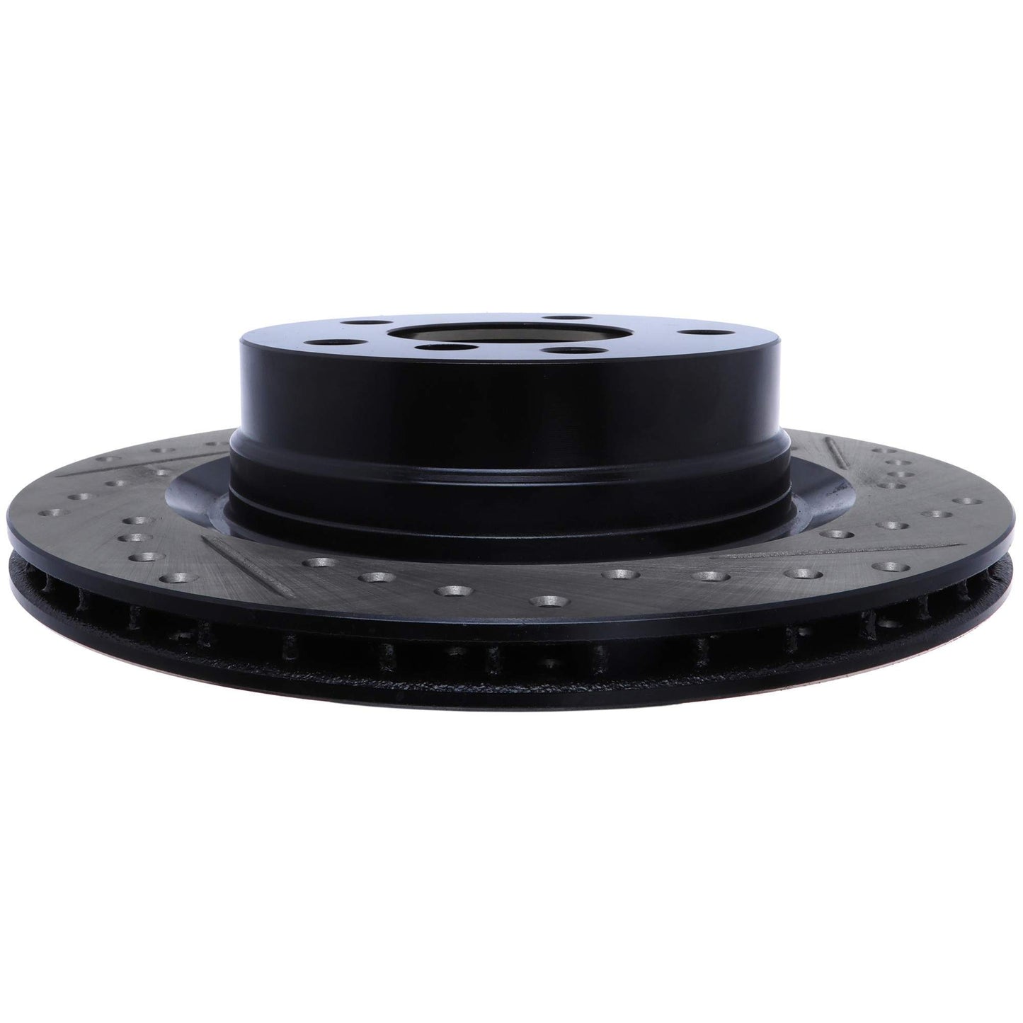 StopTech 2012-2014 BMW 328 Series / 2014 428i Slotted & Drilled Left Rear Brake Rotor 127.34143L