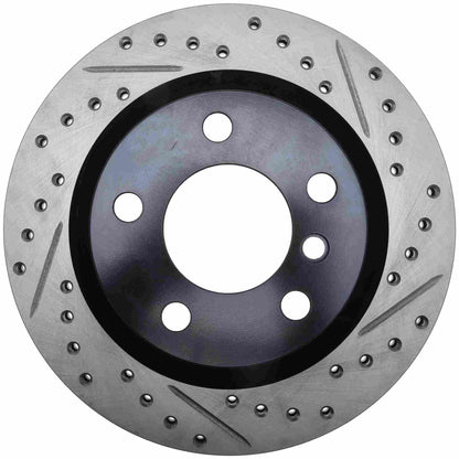 StopTech 2012-2014 BMW 328 Series / 2014 428i Slotted & Drilled Left Rear Brake Rotor 127.34143L