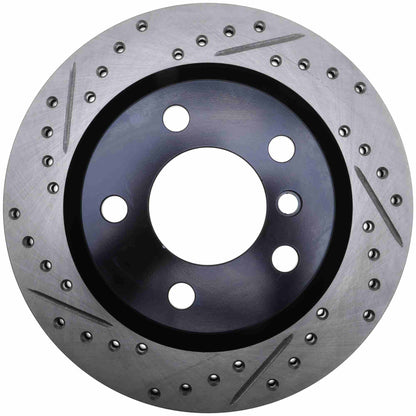 StopTech 2012-2014 BMW 328 Series / 2014 428i Slotted & Drilled Right Rear Brake Rotor 127.34143R