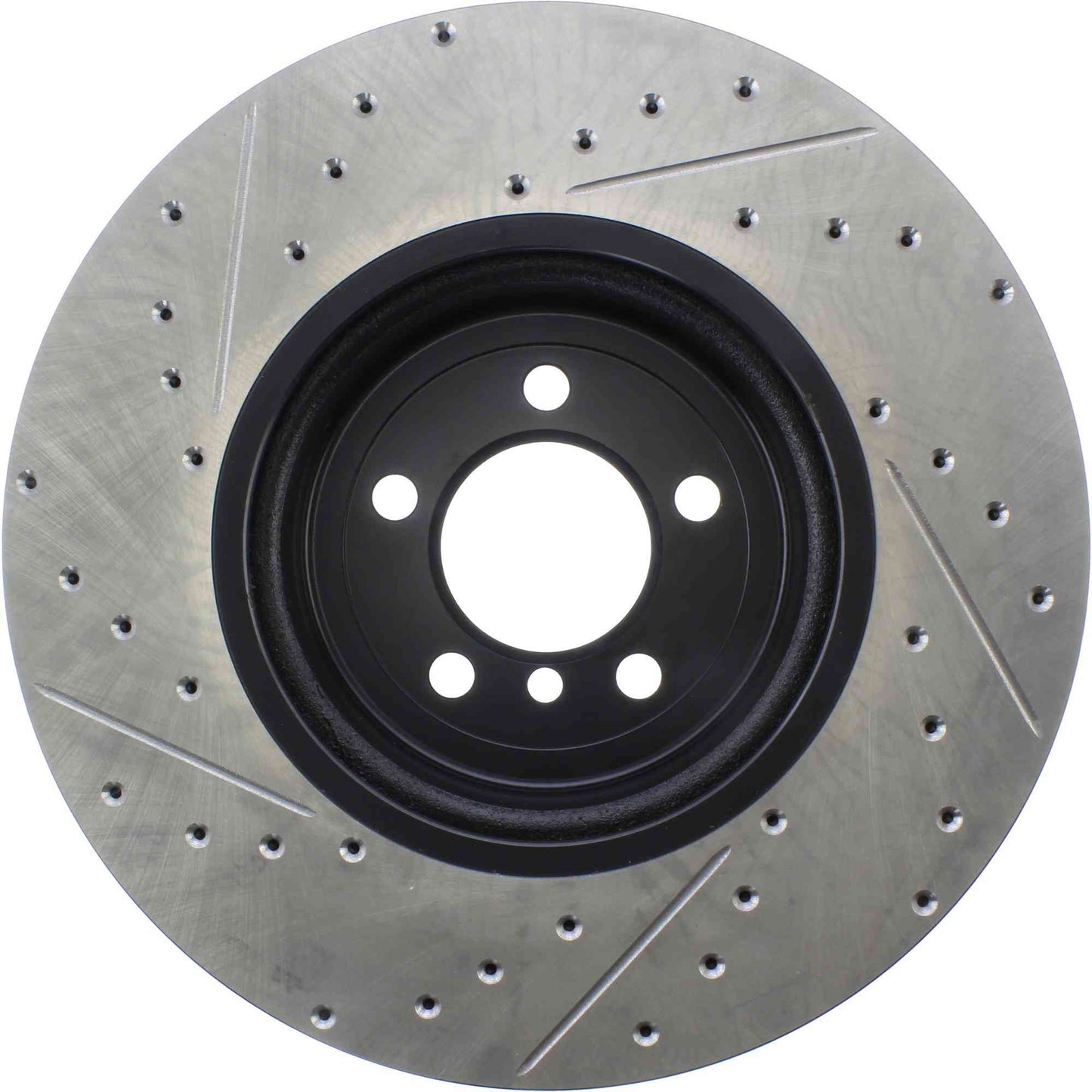 StopTech Sport Drilled/Slotted Brake Rotor; Front Left