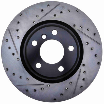 StopTech Sport Drilled/Slotted Brake Rotor; Rear Right
