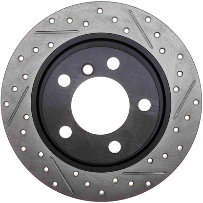 StopTech 13-16 Mini Cooper Countryman/Paceman Slotted & Drilled Sport Left Rear Brake Rotor 127.34146L