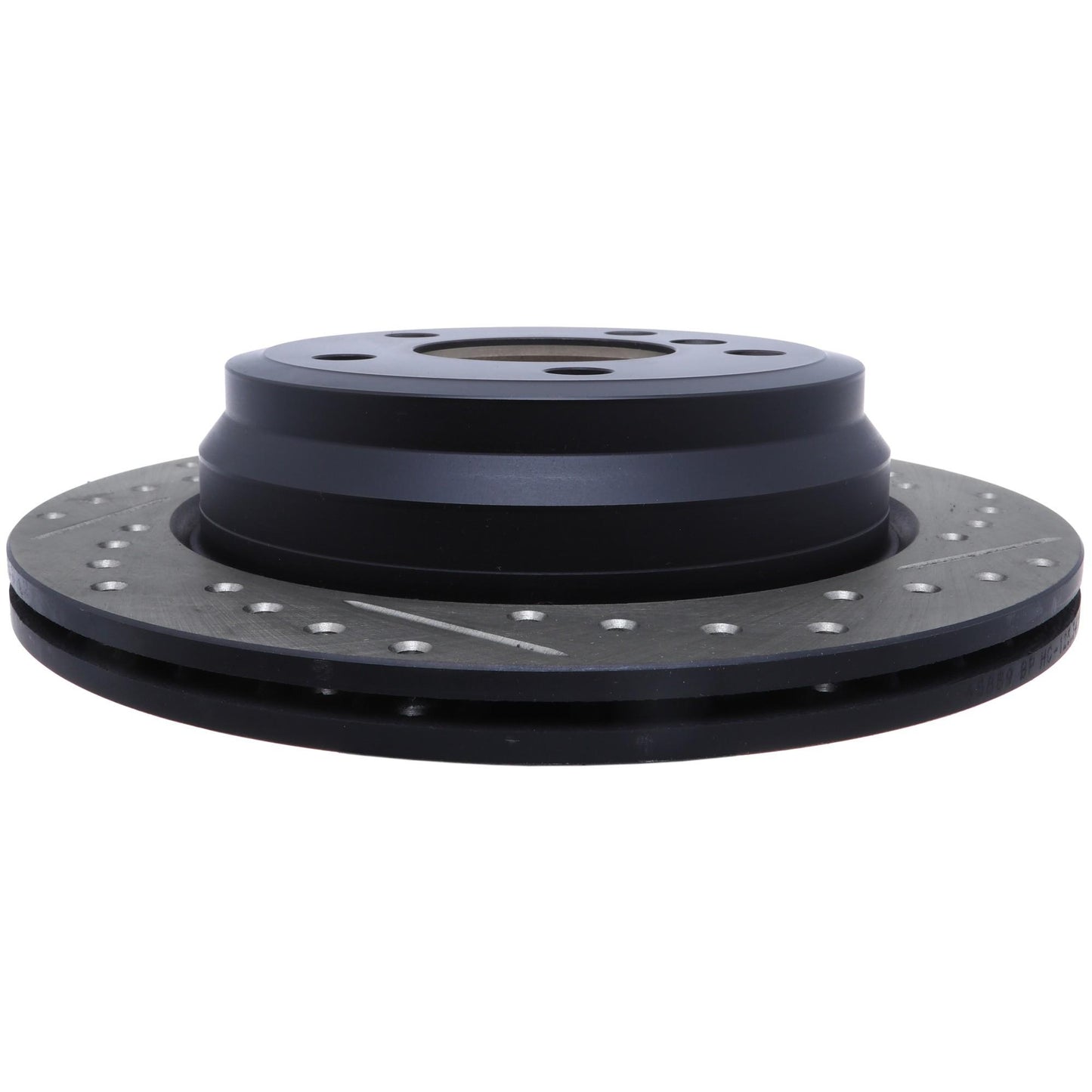 StopTech 2013+ BMW F30 3-Series Left Slotted & Drilled Sport Brake Rotor - Rear 127.34150L