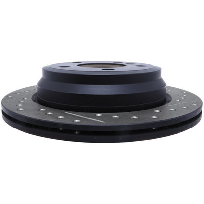 StopTech 2013+ BMW F30 3-Series Left Slotted & Drilled Sport Brake Rotor - Rear 127.34150L