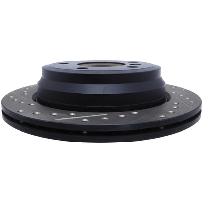 StopTech 2013+ BMW F30 3-Series Right Slotted & Drilled Sport Brake Rotor - Rear 127.34150R
