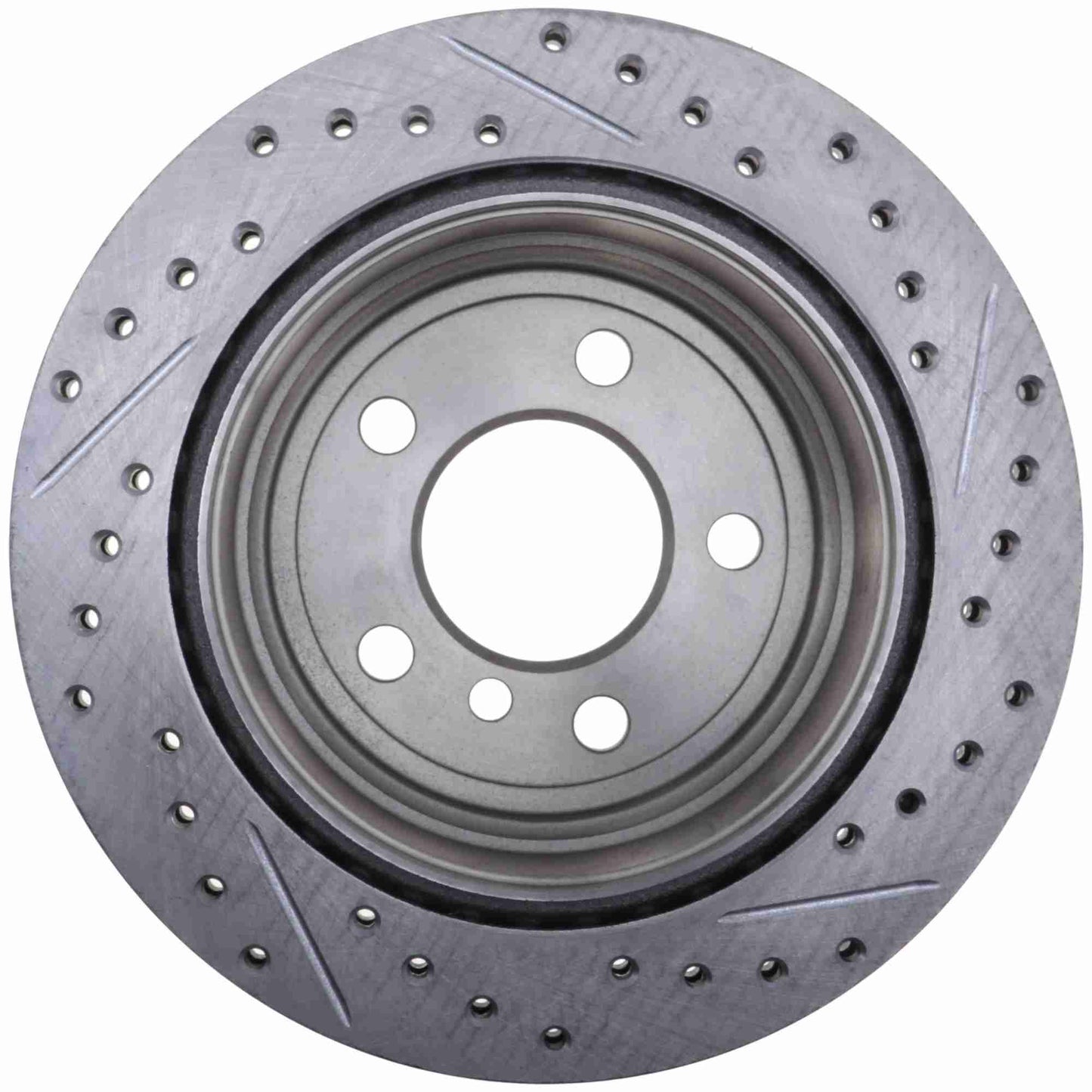 StopTech 2013+ BMW F30 3-Series Right Slotted & Drilled Sport Brake Rotor - Rear 127.34150R
