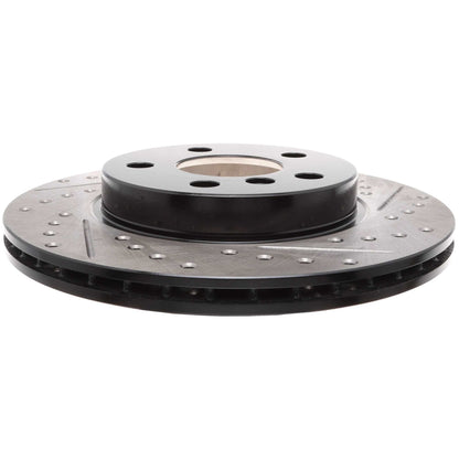 Stoptech 14-21 BMW i3 Slotted & Drilled Sport Brake Rotor - Front Left 127.34156L