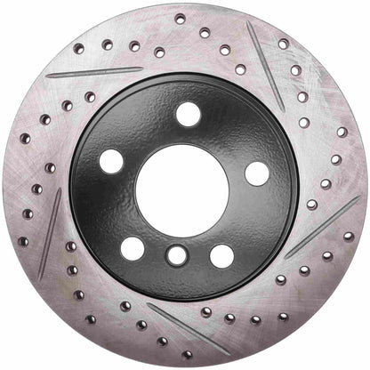 Stoptech 14-21 BMW i3 Slotted & Drilled Sport Brake Rotor - Front Left 127.34156L