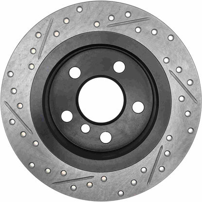 Stoptech 14-21 BMW i3 Slotted & Drilled Sport Brake Rotor - Rear Left 127.34167L