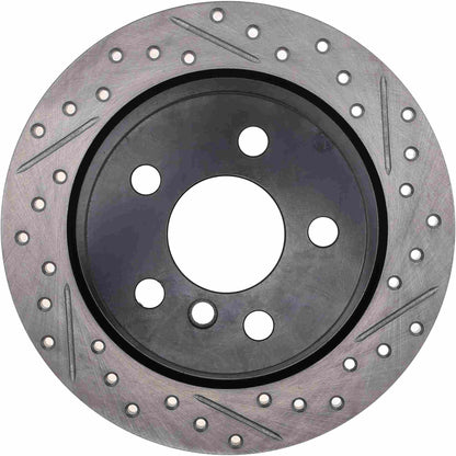 Stoptech 14-21 BMW i3 Slotted & Drilled Sport Brake Rotor - Rear Left 127.34167L