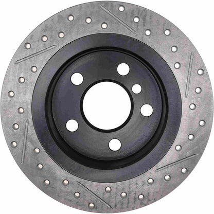 Stoptech 14-21 BMW i3 Slotted & Drilled Sport Brake Rotor - Rear Right 127.34167R