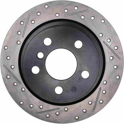 Stoptech 14-21 BMW i3 Slotted & Drilled Sport Brake Rotor - Rear Right 127.34167R