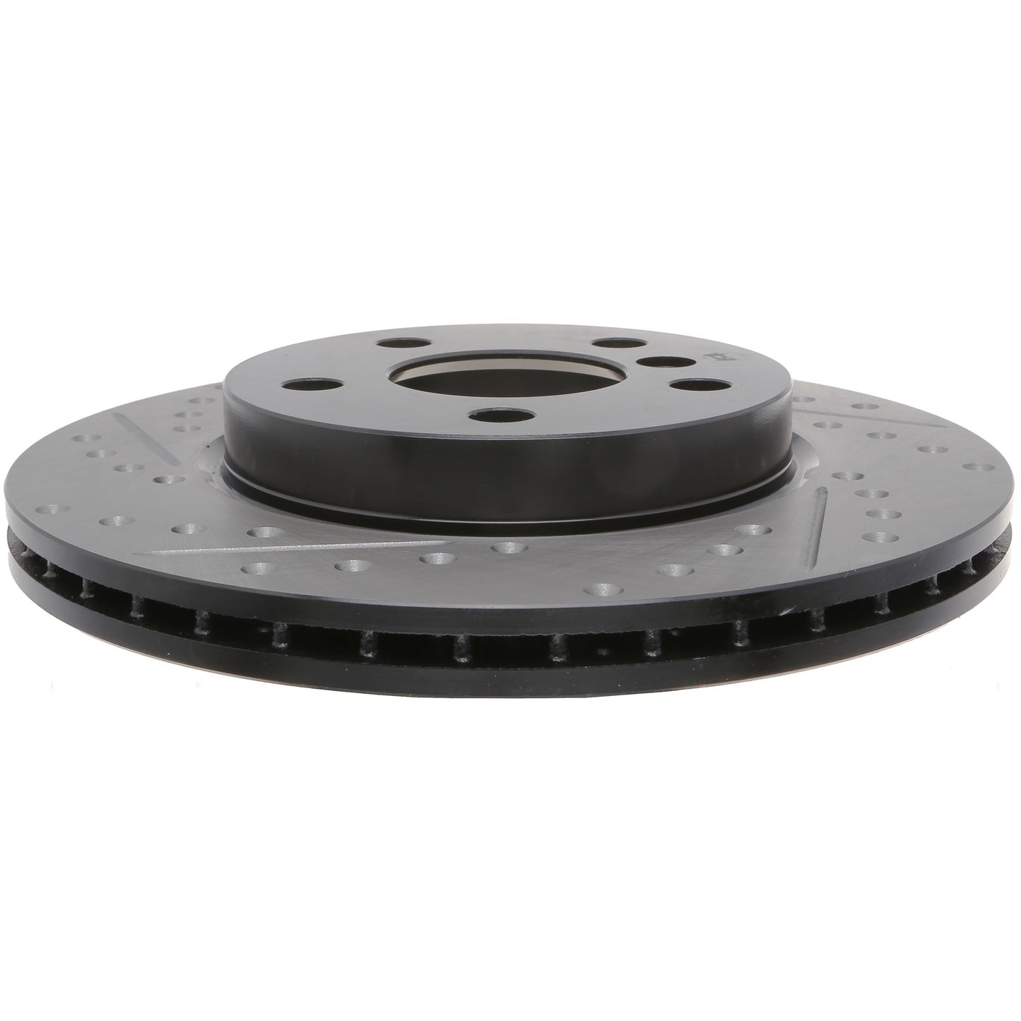 StopTech 14-17 Mini Cooper Slotted & Drilled Front Right Rotor 127.34168R