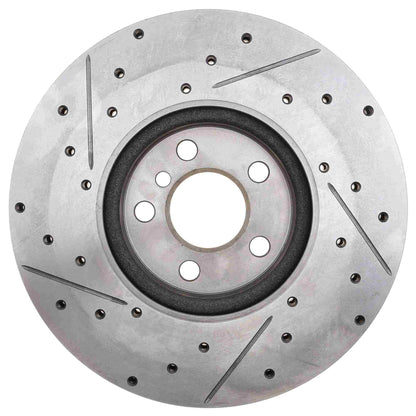 StopTech 2017 JCW Mini Cooper Sport Slotted & Drilled Front Left Rotor 127.34186L