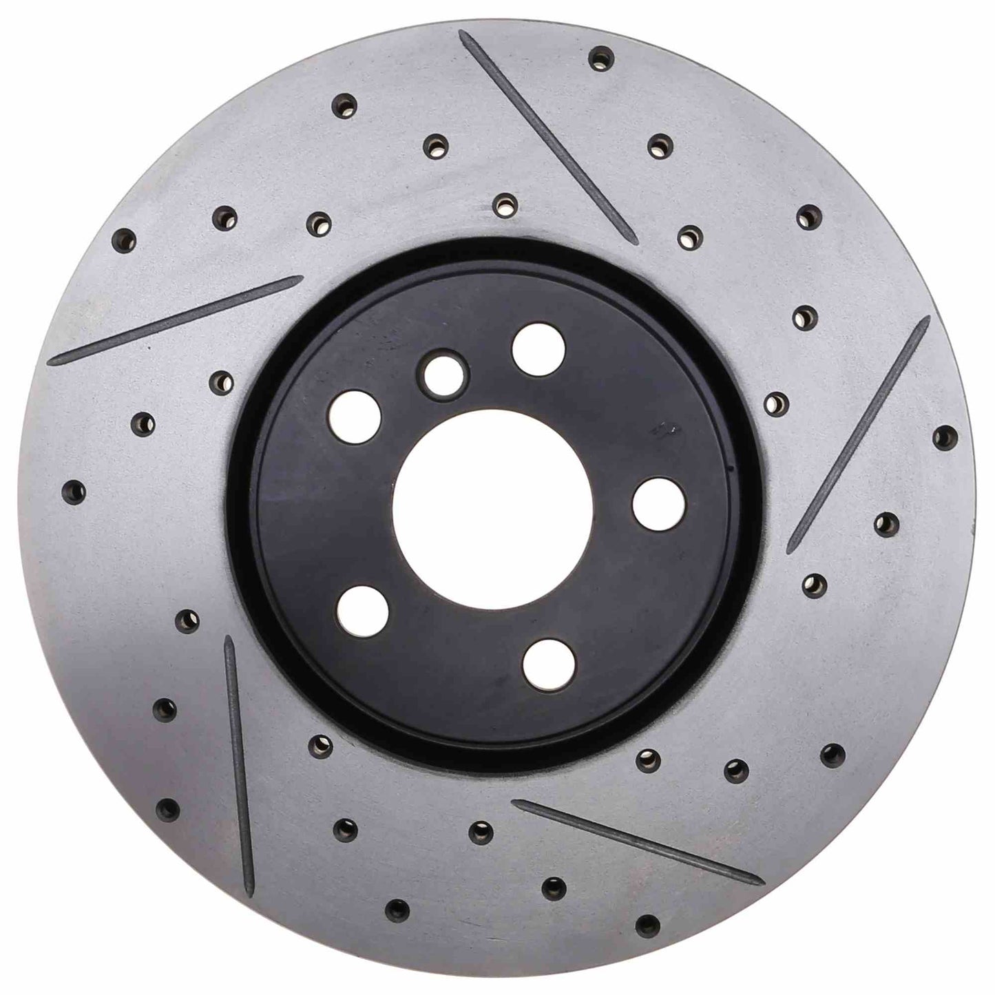 StopTech 2017 JCW Mini Cooper Sport Slotted & Drilled Front Left Rotor 127.34186L