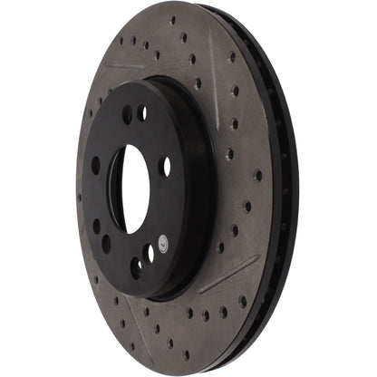 StopTech  Sport Drilled/Slotted Brake Rotor; Front Left
